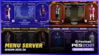 PES 2021 Menu Server Max AIO — Season 2025/26