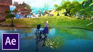 HOW TO MAKE A "LIGHTS LEAK OVERLAY" OF FORTNITE Montage/Edit (AfterEffects Tutorial #3)