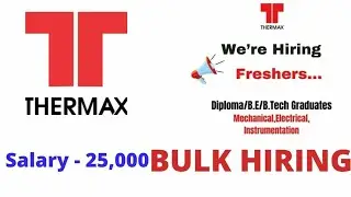 THERMAX Power Plant | New vacancy 2022 | new job update | #job #vacancy