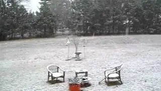Knightdale NC First Snow 2010