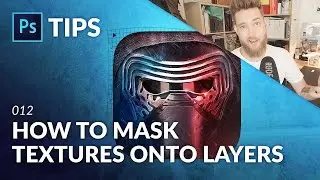 How to Mask Textures Onto Layers in Photoshop