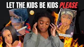 PUTTING WIGS ON KIDS IS PROBLEMATIC 🫣