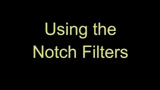 Using the Notch Filters to reduce QRM from carriers