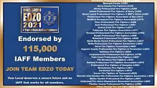 115k IAFF Members Endorse Ed "Edzo" Kelly for IAFF General President