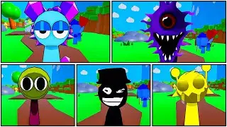 How to get All 5 New Badges & Animations in 3D Sprunki RP [ New Update ] - Roblox