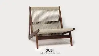 GUBI MR01 Initial Lounge Chair | Designed by Mathias Steen Rasmussen