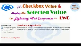 How to get/set checkbox value and display the selected value in lightning web component  -- LWC