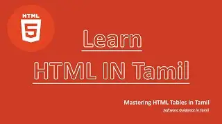 Learn HTML Tables | Tutorial on HTML Tables in Tamil #4