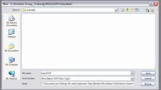 MicroStation V8i Import a DWG File
