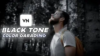 Cinematic Black Tone Colorgrading In VN | VN Video editor | Color grading