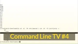 Command Line TV #4: Text manipulation