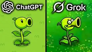 ChatGPT vs Grok Make Plants vs Zombies
