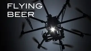 FLYING BEER!! Heavy Lift Mikrokopter Hexacopter
