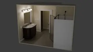 3D Modelling My Bathroom - Blender Timelapse