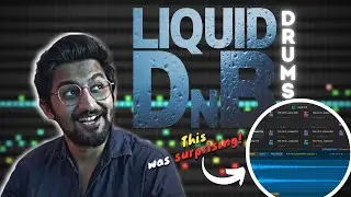 How To Make KILLER Liquid DnB DRUM GROOVE | LOGIC PRO X Tutorial