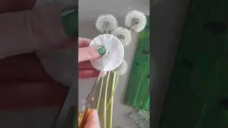 Ватные диски и палочки. Еще одна простая летняя идея😉👌
