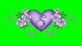 S letter WhatsApp status Green Screen