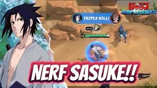 First time playing Anime MOBA!! | JUMP Assemble | Sasuke Gameplay