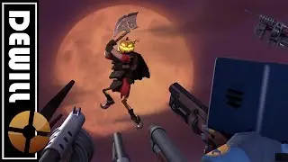 Horseless Headless SolarLight vs. Entire Team of Engineers - TF2 Modded Madness