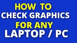 how to check graphics card on windows 11 laptop | check graphics card for windows 11 laptop / pc