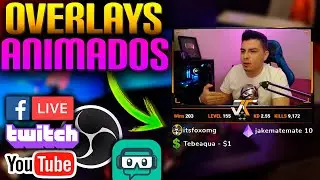 CREA tus PROPIOS *OVERLAYS ANIMADOS* GRATIS para tus DIRECTOS (OBS y STREAMLABS OBS) FÁCIL 😎🔥