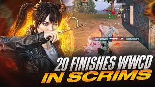20 FINISHES CD IN SCRIMS 🚅| IGL POV WITH CALLS 🧿 | BGMI 🇮🇳
