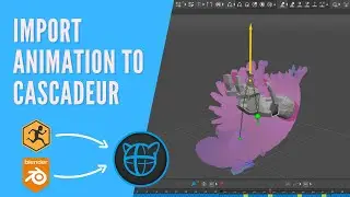 Import animation to Cascadeur (from Blender and from Mixamo)