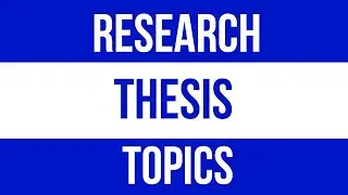 Research Thesis Topics l Thesis topics l Research Paper Topics l Research Study Topics