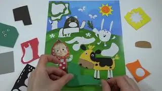 Маша и Медведь ,смотреть мультики❤️ Поделки для Детей ❤️ Учим Цвета на Английском