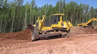 Строительство проезда на реке Белая. Construction of travel on the river Belaya.