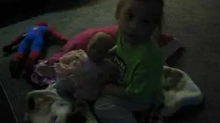 Roxana playing with Baby