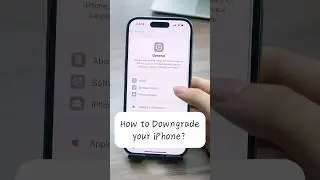 😎How to Downgrade iOS18/17? Full Guide Here!