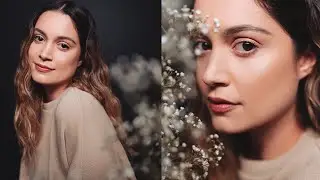 Easy 1 Light Photography Studio Setup: Self Portraits