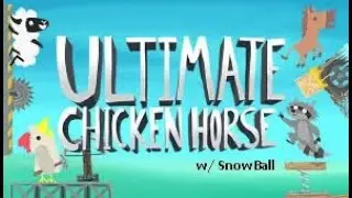 snowball & Dino play Ultimate Chicken Horse ( cringe )
