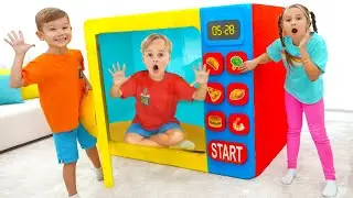Kids help friends with Magic Giant Toys