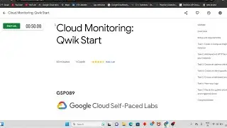 Cloud Monitoring: Qwik Start || Qwiklabs Solution with explanation