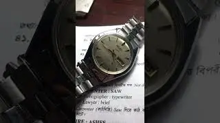 Seiko 5 Automatic 17 Jewels dial view running day date Japan 🇯🇵 .