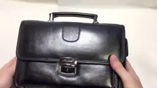 Мужская барсетка из кожи для документов большая AB 117788 -Klassik