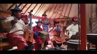 Mongolian music at Mongol Nomadic Camp.