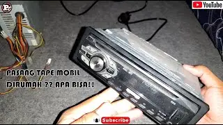 PASANG TAPE MOBIL UNTUK RUMAHAN | MEMANFAATKAN TAPE BEKAS MOBIL