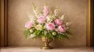 Minimalist Floral Decor 🌿 | Peaceful TV Background Video (4K) TV Art Screensaver (No Music)