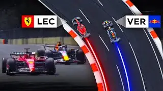 How Leclerc outperformed Verstappen in Baku - 3D analysis