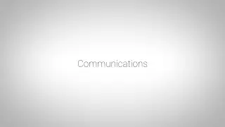 COMMUNICATIONS