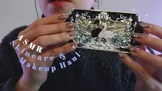ASMR Olive Young and Yesstyle Haul (ft. Flower Knows, Dinto, CosRx) | Soft whispering, Fast Tapping