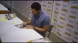 Shazam's Zachary Levi signing