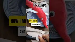 how i made my sky fish delicious in dungeon cosplay prop for marcille donato! #cosplay #dungeonmeshi