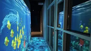 Immersive and Tranquil Projection: "Relax Corridor"