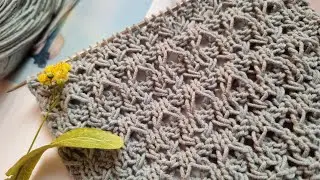 Очень красивая плетёнка спицами🧶❤️knitting pattern.