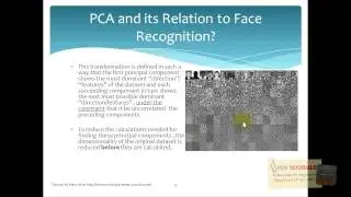 What is PCA (explained from face recognition point of view)