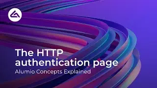 The HTTP authentication page